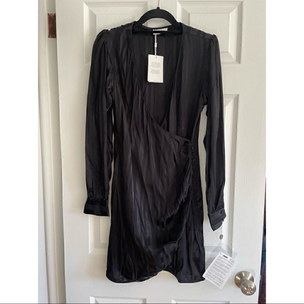 NWT Anine Bing Penelope Mini Black Dress - Picture 7 of 10